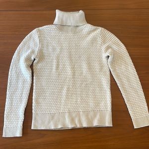 J. Crew light grey turtle neck
